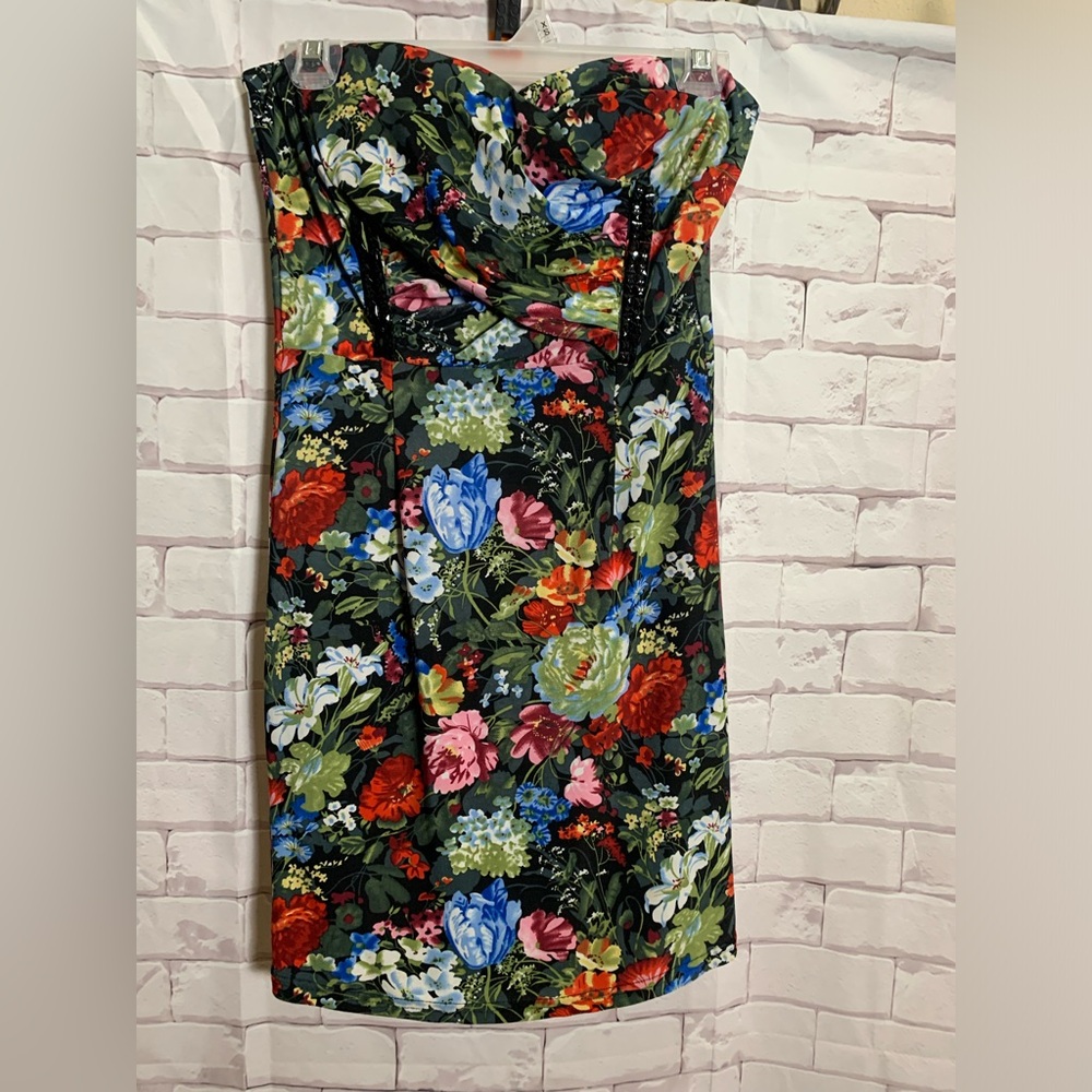 Oxygene mini floral dress s/m
